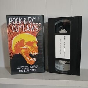The Exploited VHS Rock & Roll Outlaws Punk Rock Documentary
